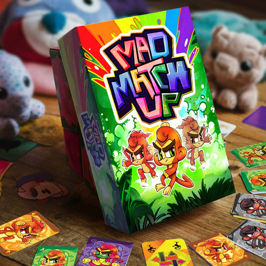 Mad Match-Up: Jungle Card Game & Strategy Card Game for 2-4 Players - Family Game Night Fun