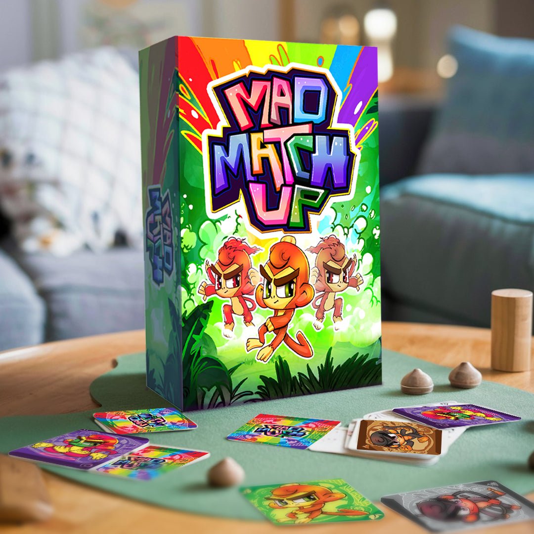 Mad Match-Up: Thrilling Jungle Card Game & 2 Player Strategy Card Game for Ultimate Fun