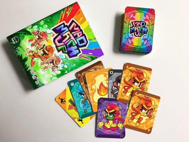 Mad Match-Up: Dynamic Jungle Card Game & Strategy Card Game for an Exciting Family Game Night